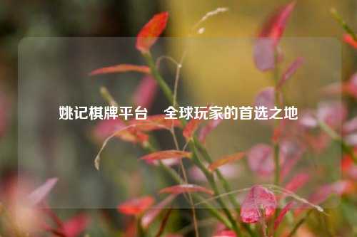 姚记棋牌平台⚽全球玩家的首选之地