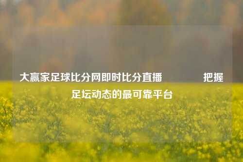 大赢家足球比分网即时比分直播👈把握足坛动态的最可靠平台