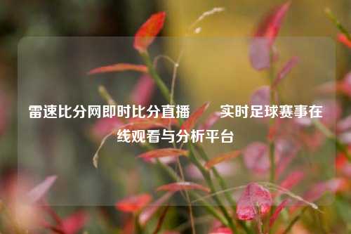 雷速比分网即时比分直播✌️实时足球赛事在线观看与分析平台