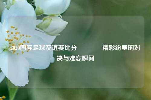 2020国际足球友谊赛比分🏅精彩纷呈的对决与难忘瞬间
