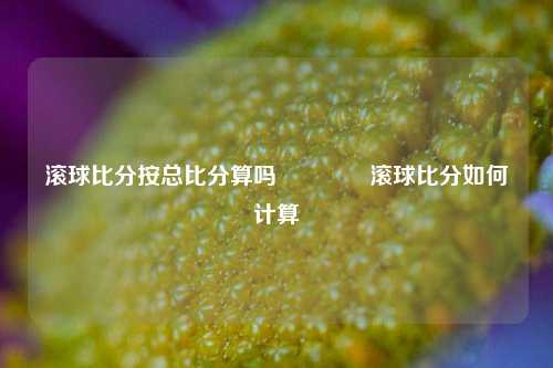 滚球比分按总比分算吗🌈滚球比分如何计算