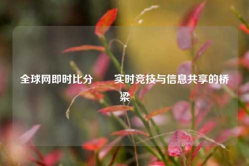 全球网即时比分✌️实时竞技与信息共享的桥梁