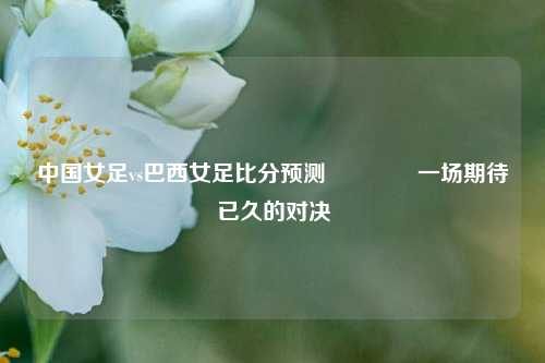中国女足vs巴西女足比分预测🥎一场期待已久的对决
