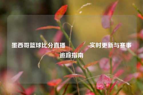 墨西哥篮球比分直播🥇实时更新与赛事追踪指南