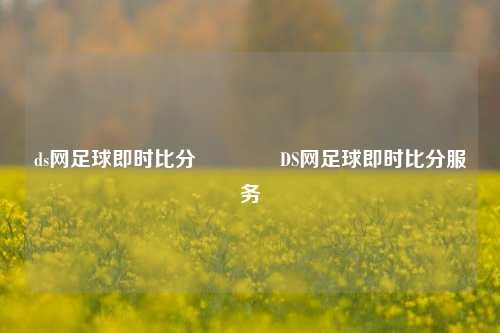 ds网足球即时比分🥇DS网足球即时比分服务